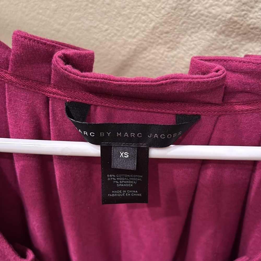 Marc By Marc Jacobs Dark Raspberry Colored Dress - image 5